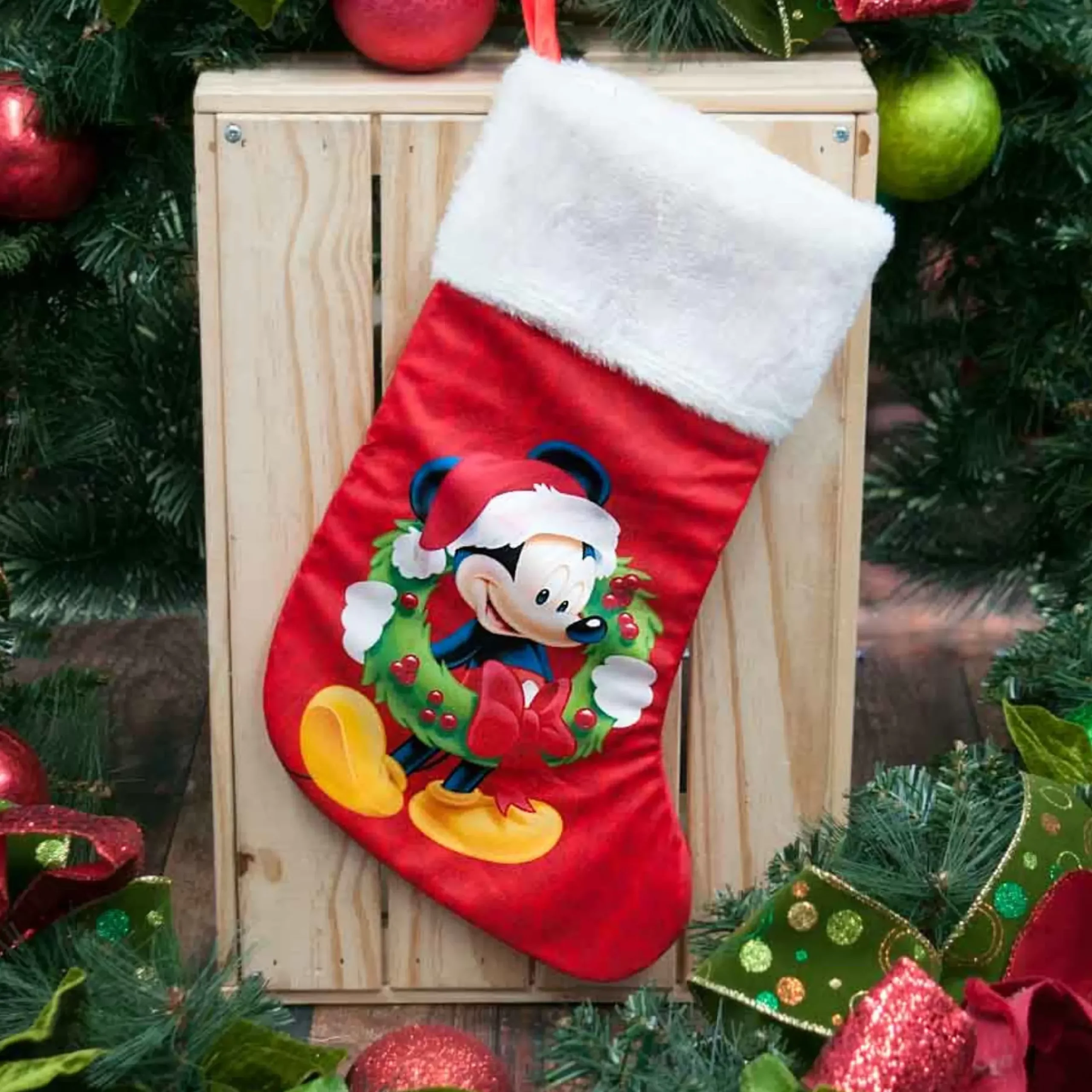 Mickey Mouse Christmas Stocking - 38Cm
