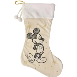 Mickey Mouse White Christmas. Stocking - 62Cm