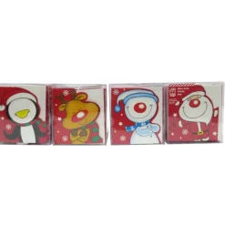 Mini Square Christmas Cards - 24Pc