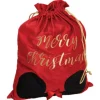 Minnie Merry Xmas Velvet Gift Sack - 58.5Cm