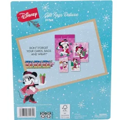 Minnie Mouse Gift Tags (Pack Of 24) - 8Cm