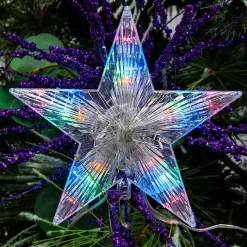 Multicolour Connectable Star Tree Topper With 20 Led - 17Cm
