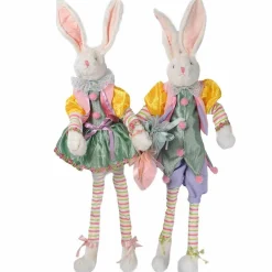 Multicolour Easter Bunny With Egg (2 Styles) - 76Cm