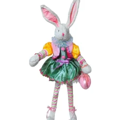 Multicolour Easter Bunny With Egg (2 Styles) - 76Cm
