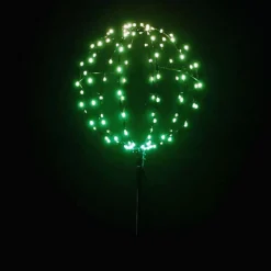 Multicolour Rgb Ball Light On Pole - 30Cm