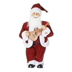 Musical Guitar Santa Claus - 61Cm