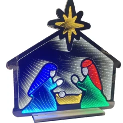 Nativity Scene Infinity Light (Indoor) - 63Cm