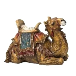 Nativity Seated Camel With Saddle - 36Cm