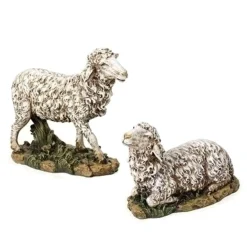 Nativity Sheep Figurines - 27Cm