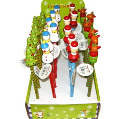 Novelty Festive Christmas Pencil (4 Styles) - 21Cm