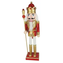 Nutcracker With Sequin Jacket & Hat (3 Styles) - 38Cm