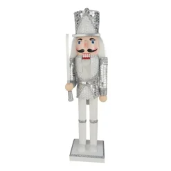 Nutcracker With Sequin Jacket & Hat (3 Styles) - 38Cm