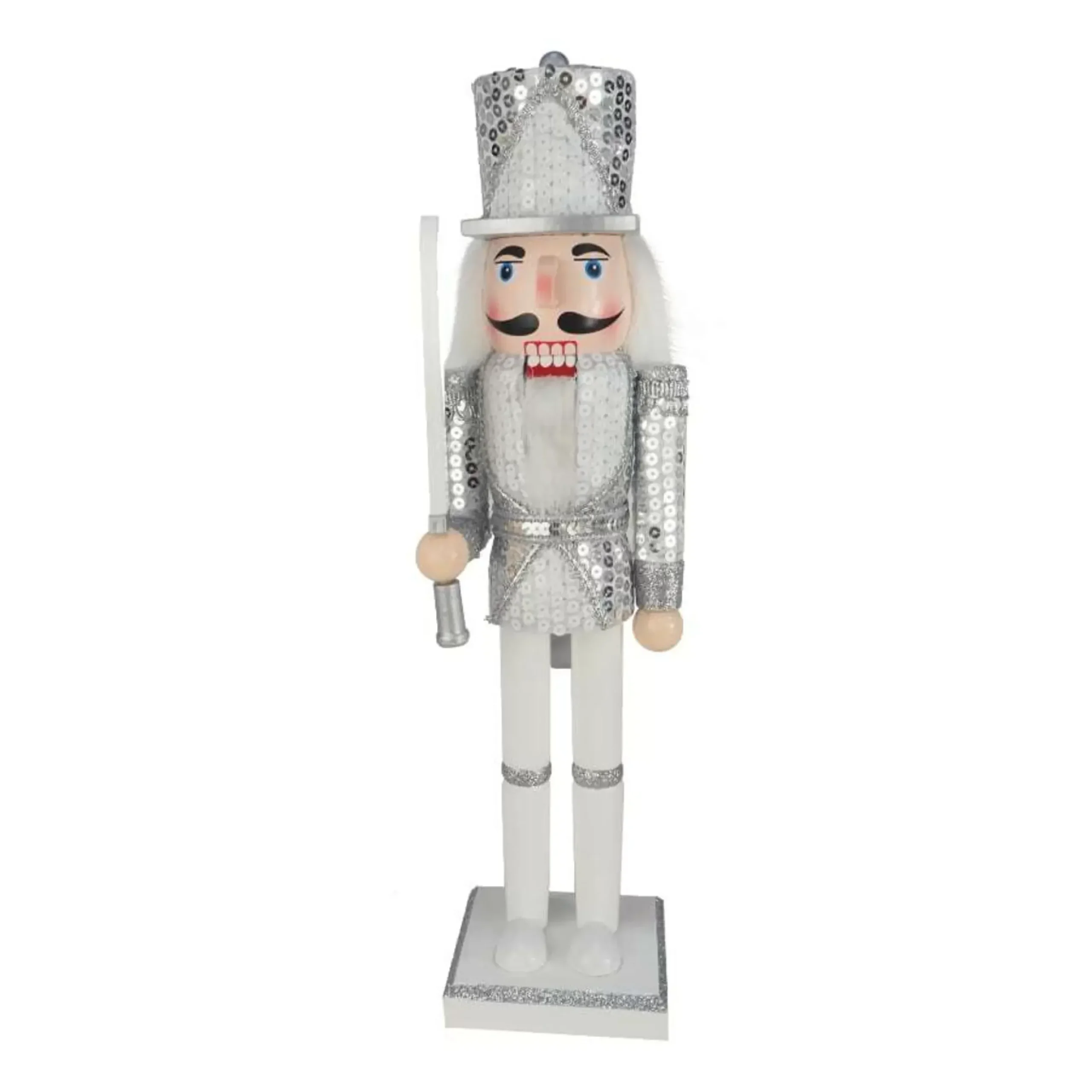 Nutcracker With Sequin Jacket & Hat (3 Styles) - 38Cm