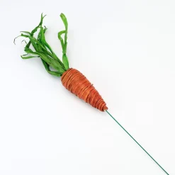 Orange Carrot Pick On Stem - 36Cm