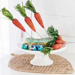 Orange Carrot Pick On Stem - 36Cm