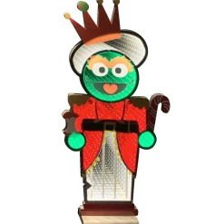 Oscar The Grouch Nutcracker Infinity Light (Indoor) - 72Cm