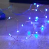 40Pc Copper Wire Battery Fairy Lights - Blue