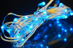 40Pc Copper Wire Battery Fairy Lights - Blue