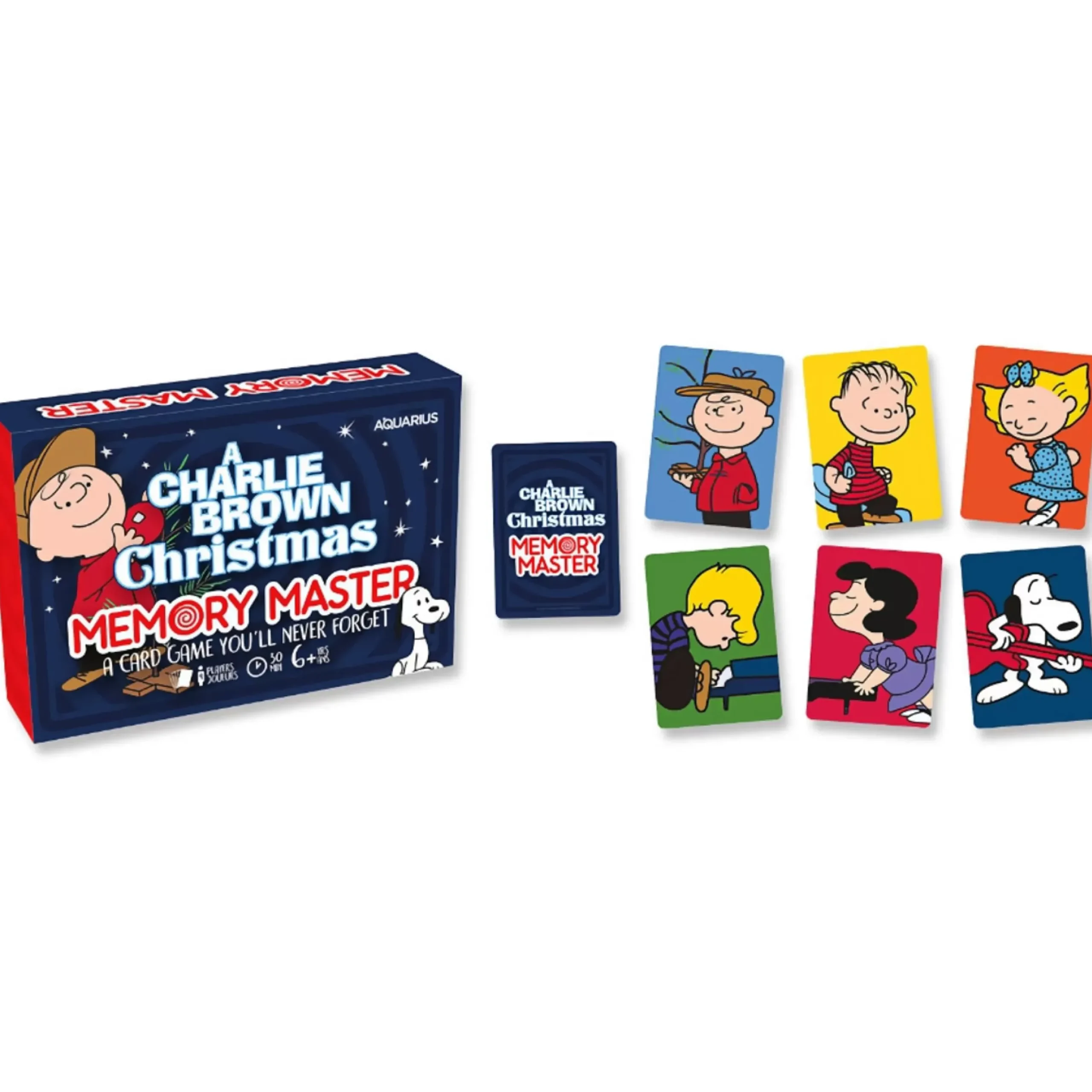 Peanuts Charlie Brown Christmas Memory Master Card Game