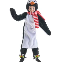 Penguin Fancy Dress Posable Elf - 41Cm