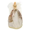 Pink Champagne Angel Cone Tree Topper - 30Cm
