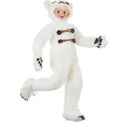 Polar Bear Posable Elf - 40.5Cm