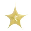 Pop Up Gold Metallic Star - 110Cm