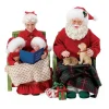 Possible Dreams Santa And Mrs Claus Story Time (Set Of 2) - 20Cm