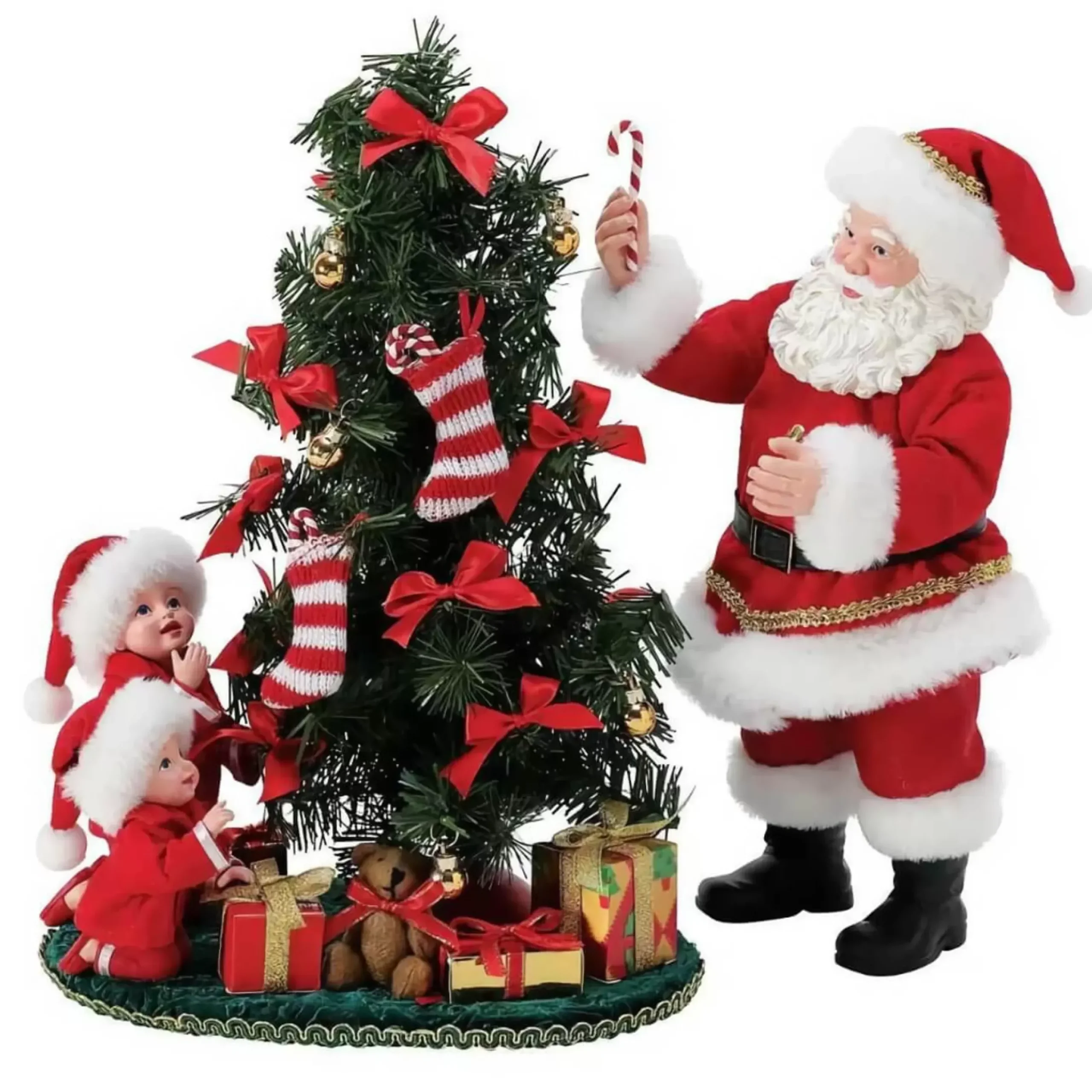 Possible Dreams Santa Claus Sneak Peak (Set Of 2) - 32Cm