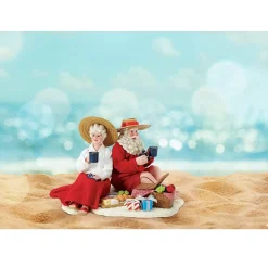 Possible Dreams Santa Claus And Mrs. Claus Life Is A Picnic - 20Cm