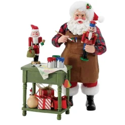 Possible Dreams Santa Painting Nutcrackers (Set Of 2) - 25Cm