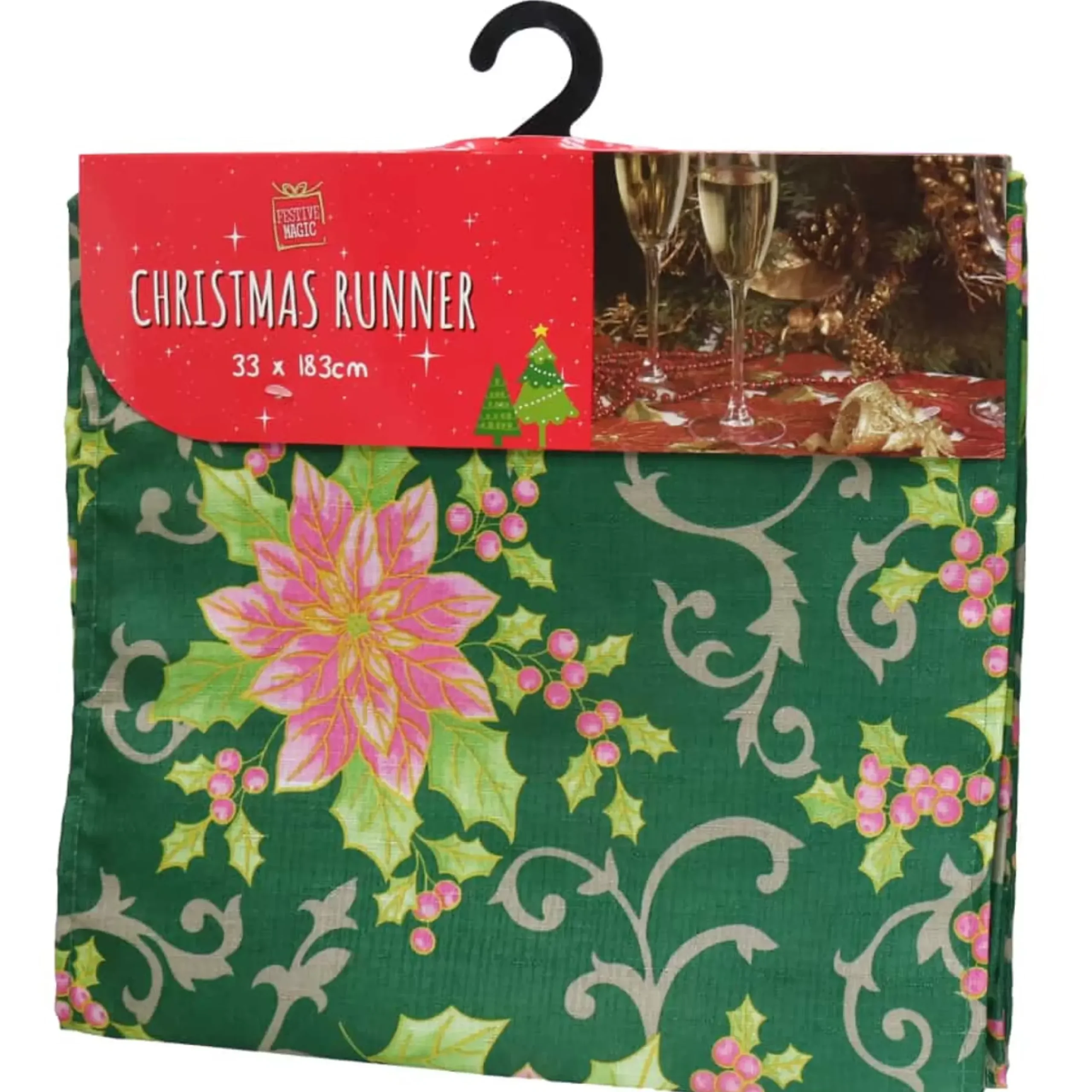 Printed Table Runner (4 Styles) - 183Cm