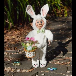 Ralphie The White Bunny Elf - 45Cm
