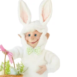 Ralphie The White Bunny Elf - 45Cm