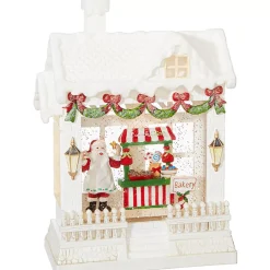 Raz Baking Santa Lighted Water House - 25Cm