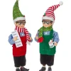 Raz Christmas Coffee Elf (2 Designs) - 33Cm