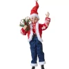Raz Wooly Jumper Christmas Elf - 40Cm