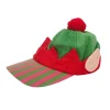 Red & Green Christmas Elf Hat