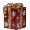 Red Gift Box With Gold Bow - 54Cm
