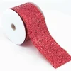 Red Glitter Ribbon - 10M