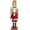 Red Gold Singing Marching Nutcracker - 160Cm