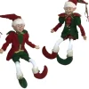 Red Green Tartan Christmas Elf (2 Styles) - 45Cm