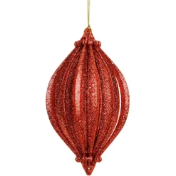 Red Infinity Ellipse Hanging Ornament - 13Cm