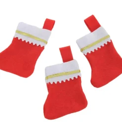 Red Mini Christmas Stocking - 13Cm