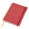 Red Polka Dot Christmas A5 Organiser Journal - 21Cm