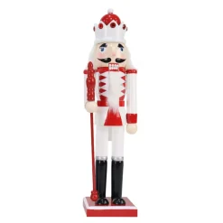 Red White Nutcracker (3 Styles) - 38Cm
