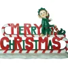 Resin Elf Merry Christmas - 91Cm