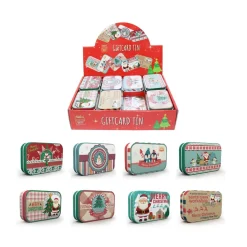 Retro Mini Giftcard Tin (8 Styles) - 9.5Cm
