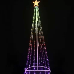 Rgb Digital Tree With Star - 1.8M