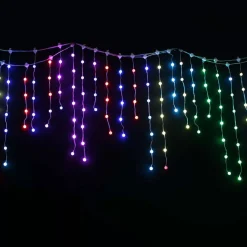 Rgb Icicle Light With 15Mm Balls - 5M